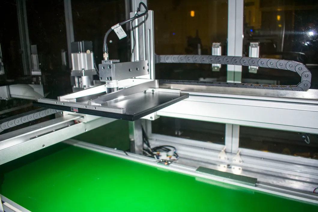 18650 Cylinder Battery Pack Polarity Image Measurement Tool CCD Inspection Machine