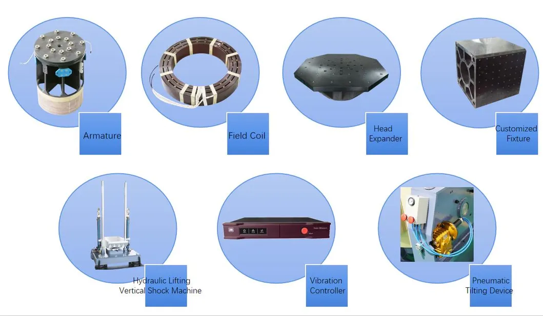 2400kgf 51mm Stroke Electro-Dynamic Vibration Testing Shaker-S201-440M/SPA203-Air-Cooled Series-2 testing machine