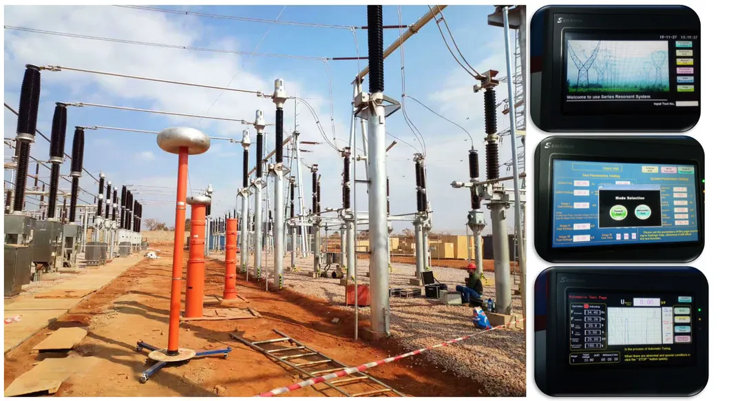 300kv AC Resonant Test Set Transformer Use Protection System Resonant Test System