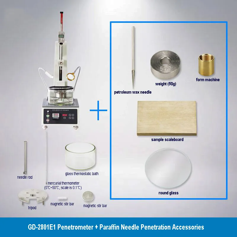 ASTM D1321 Needle Penetrometer for Paraffin Wax