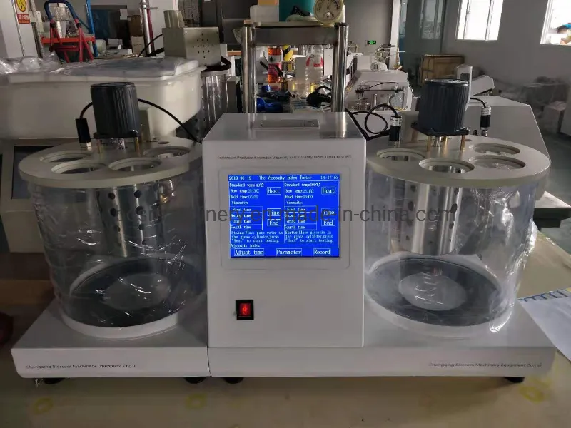 Automatic Base Oils and Lubricants Viscosity Index Tester at 40. and 100 Degrees Centigrade