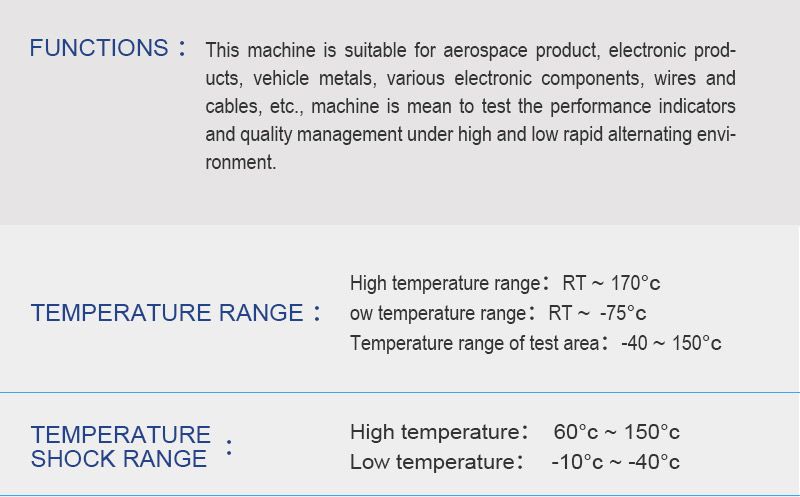 Automatic Thermal Shock Resistance Test Chamber