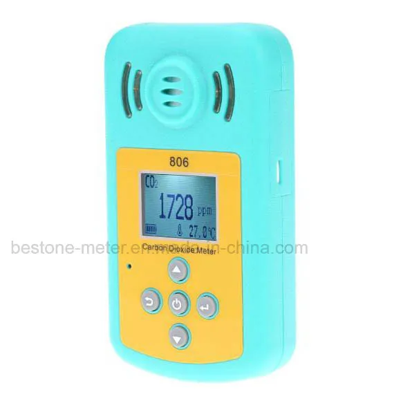 Carbon Dioxide Meter Gas CO2 Detector Air Quality Monitor 806