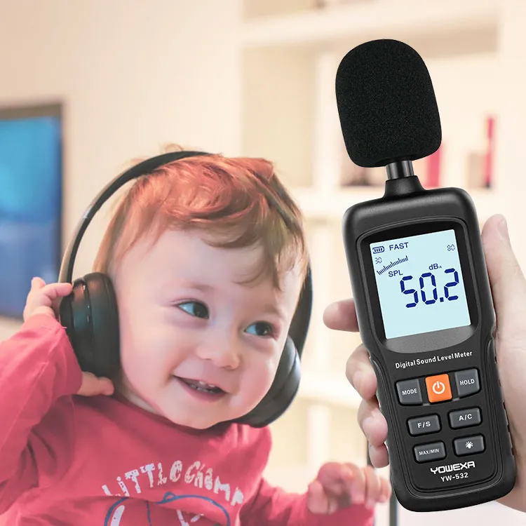 Digital Decibel Meter/Sound Pressure Level Reader