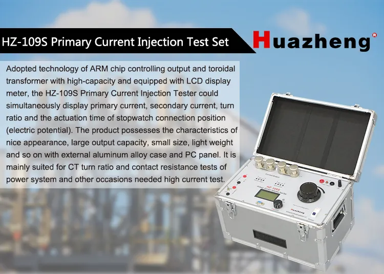 Digital Primary Current and Secondary Current Injection Test Equipment Set