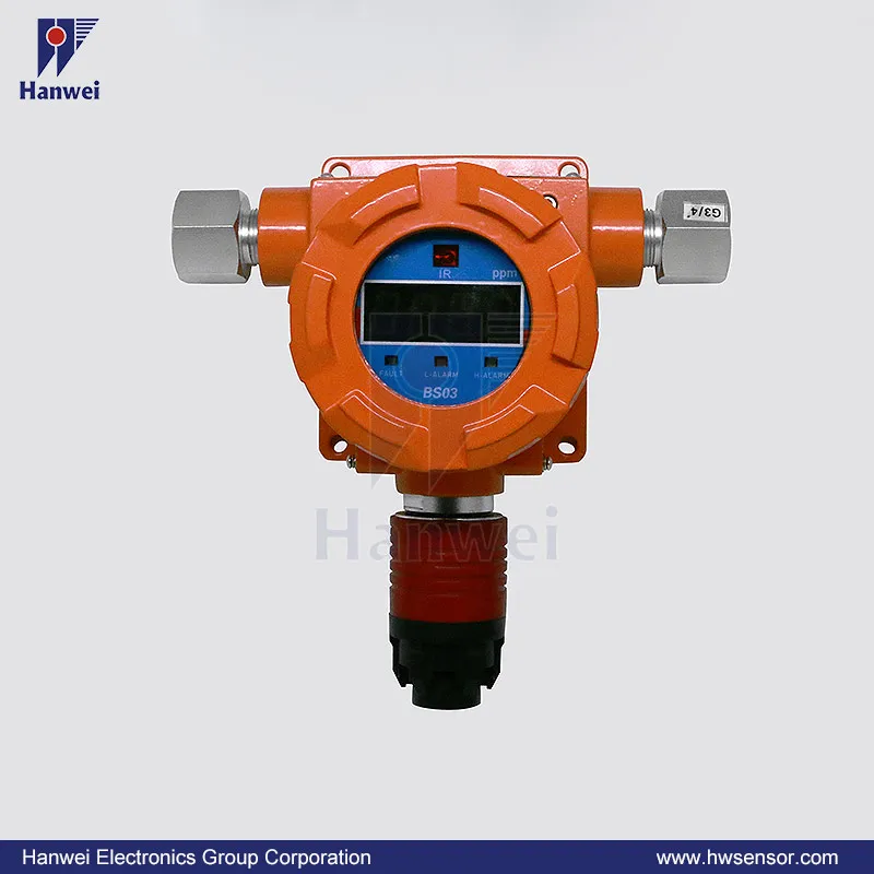 Explosion Proof Structure Fixed Gas Detector with 4-20mA Output Signal for 0-20 Ppm So2 Detection