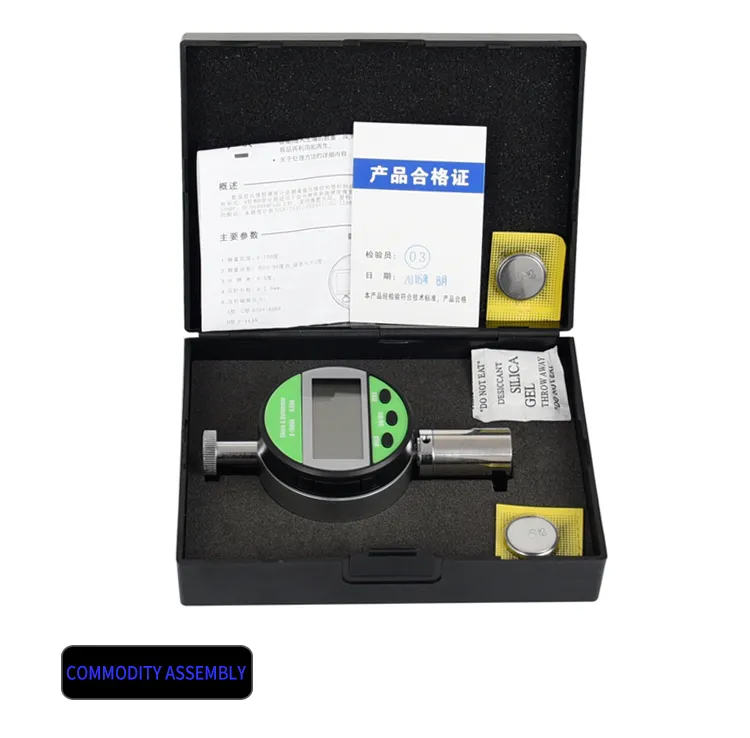 Factory Wholesale Handheld 0- 100hc Digital Shore C Hardness Tester for Rubber and Plastic Microporous Material Hardness