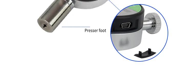 Factory Wholesale Handheld 0- 100hc Digital Shore C Hardness Tester for Rubber and Plastic Microporous Material Hardness