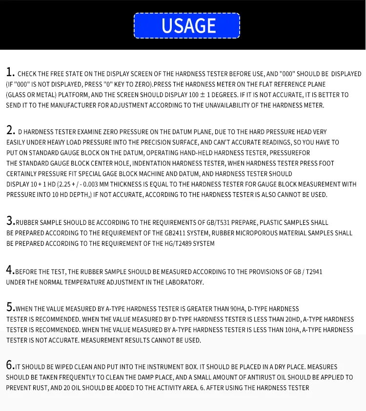Factory Wholesale Handheld 0- 100hc Digital Shore C Hardness Tester for Rubber and Plastic Microporous Material Hardness