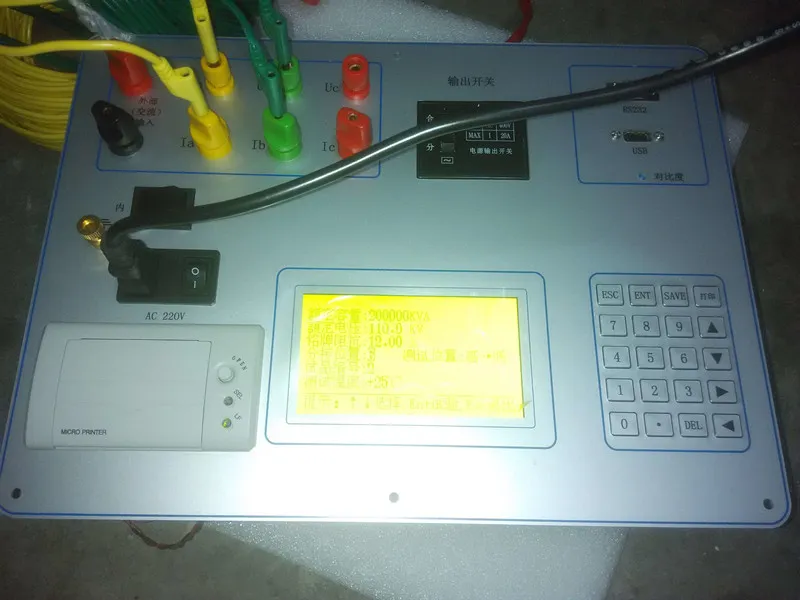 Fast Speed Sct Test of Transformer Short Circuit Impedance Tester