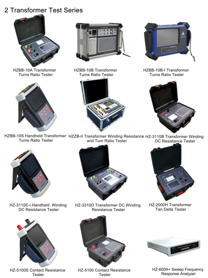 Fast Speed Sct Test of Transformer Short Circuit Impedance Tester