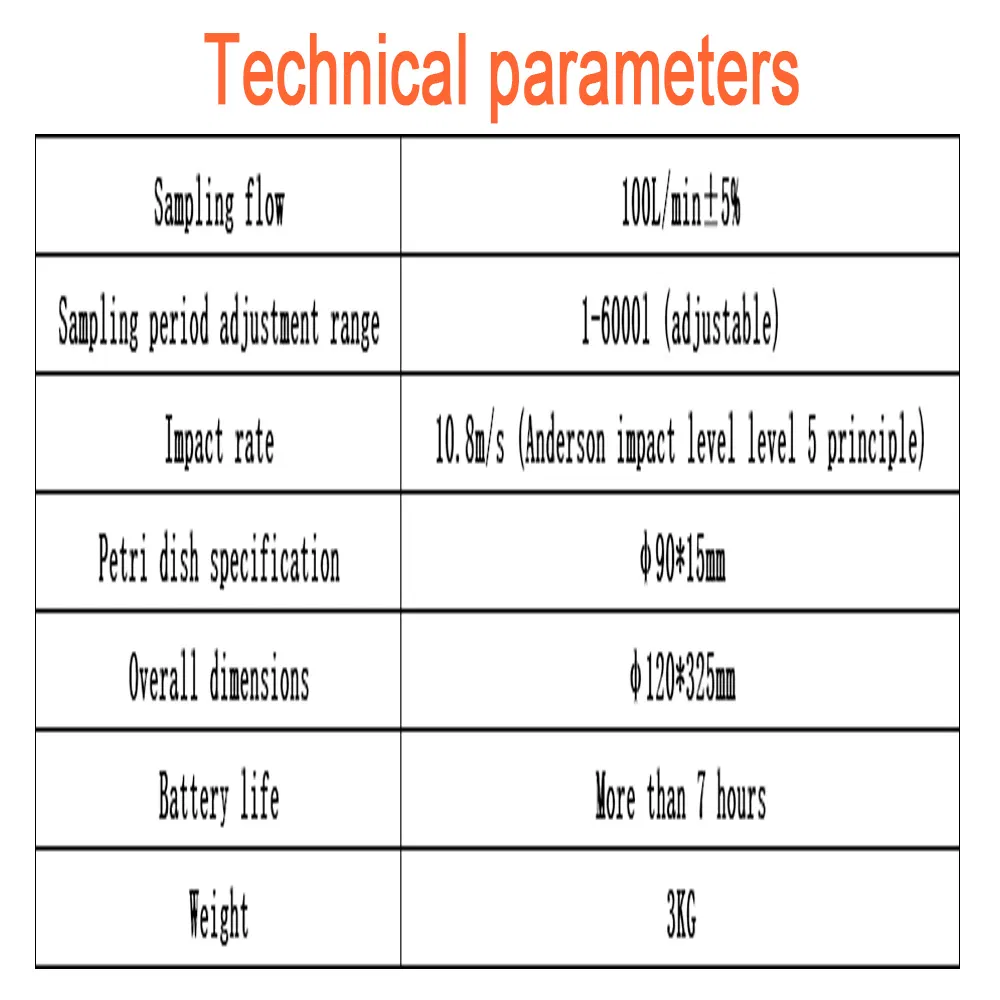 Fkc-1 100L/M High-Effective Microbial Air Sampler