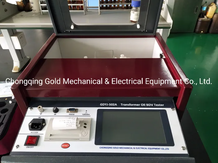 Full-Automatic Dielectric Strength Tester for Transformer Oil Bdv Testing Equipment ASTM D1816 IEC156
