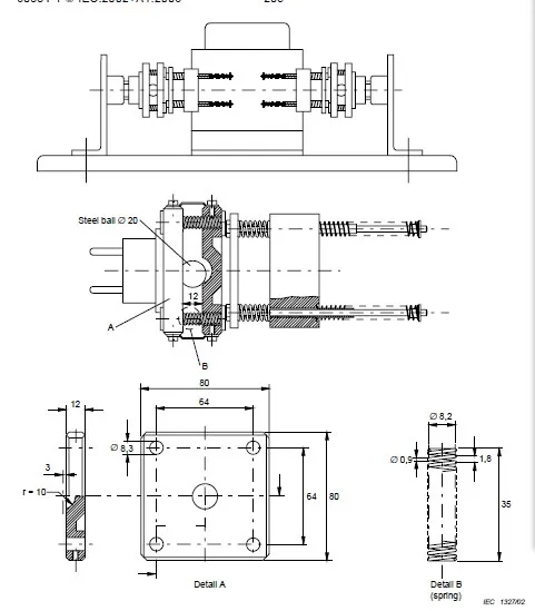 IEC 60884 Figure 16 Test Apparatus of Test Equipment