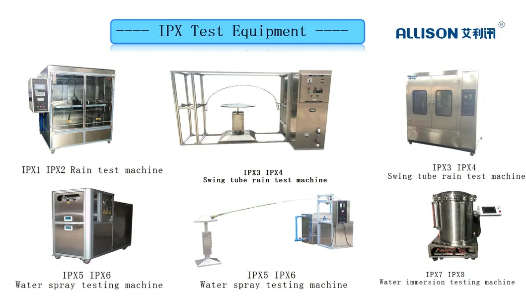IEC60529 Ipx5 Ipx6 Automatic Strong Flush Water Jet Test Chamber
