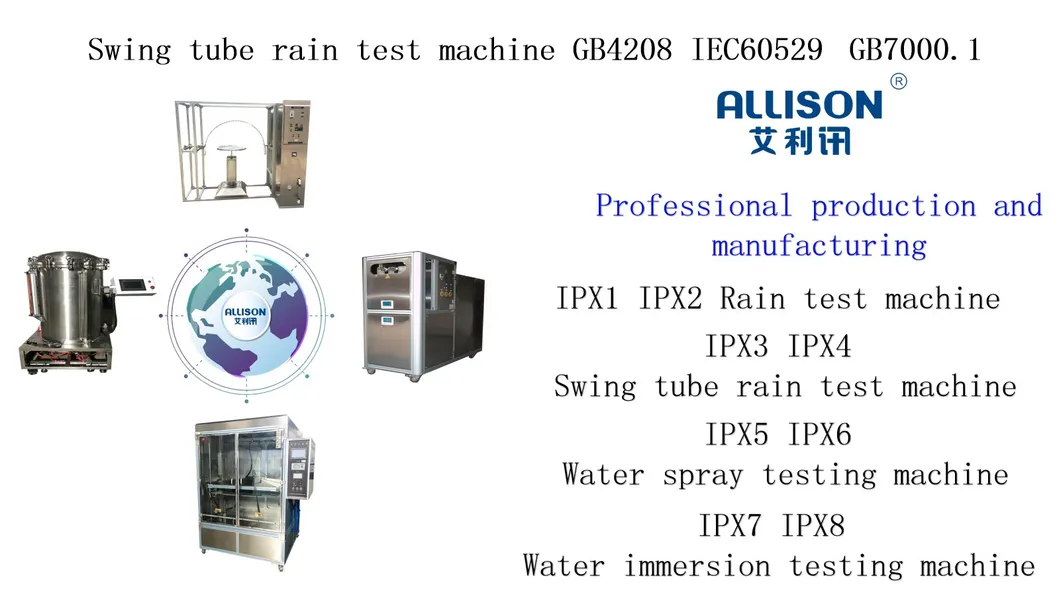IEC60529 Ipx5 Ipx6 Automatic Strong Flush Water Jet Test Chamber