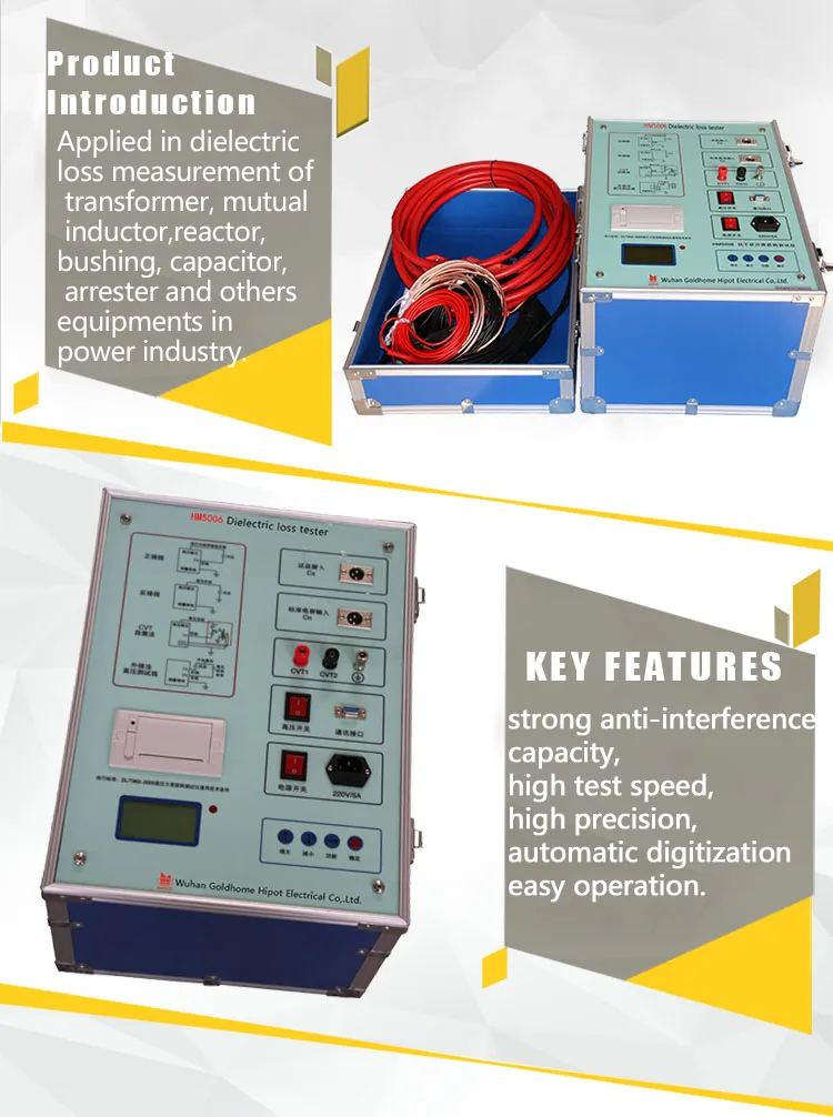 Insulation Oils Dielectric Loss Meter Measurement