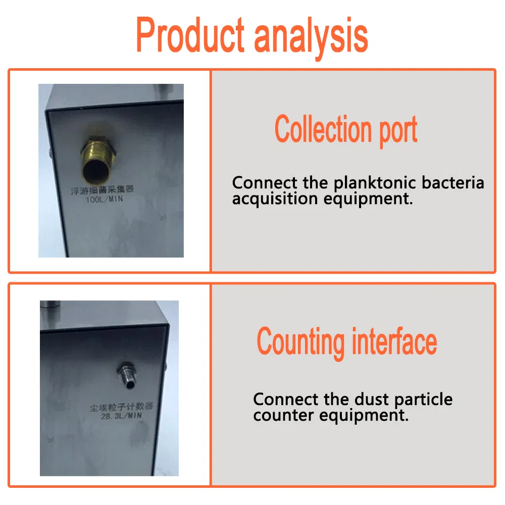 Lab Equipment Zjsj-008 Compressed Air Sampler Collector