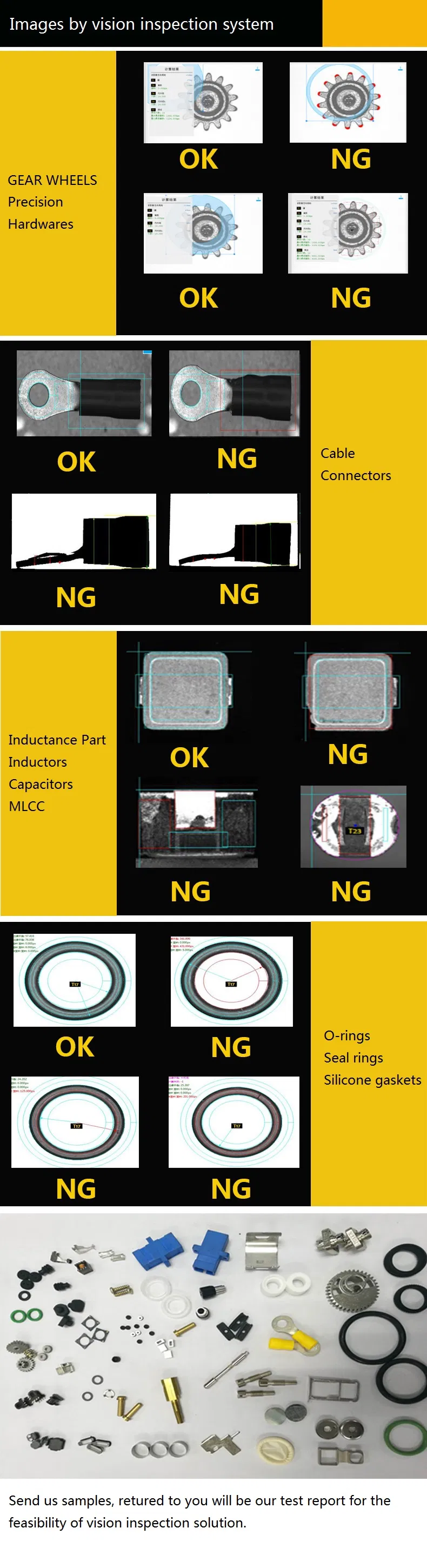 Magnetic Materialappearance Detecting Device Vision Inspection Machine