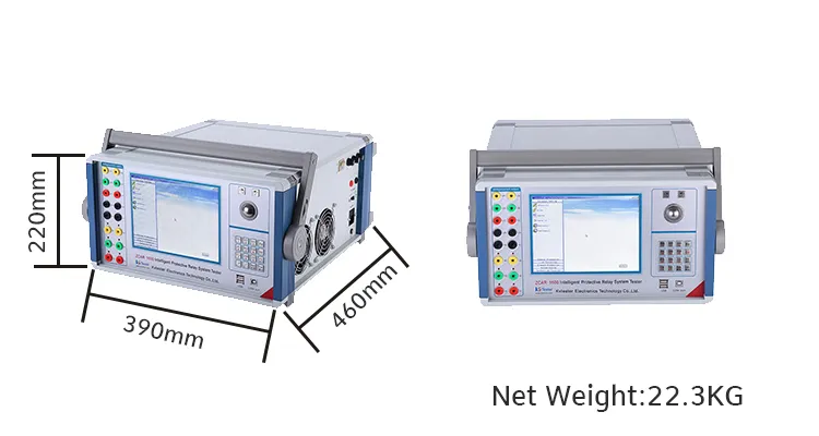 Micro Processor Distance Relay Testing Kit / Impedance Relay Test Equipment Auto Test Tool