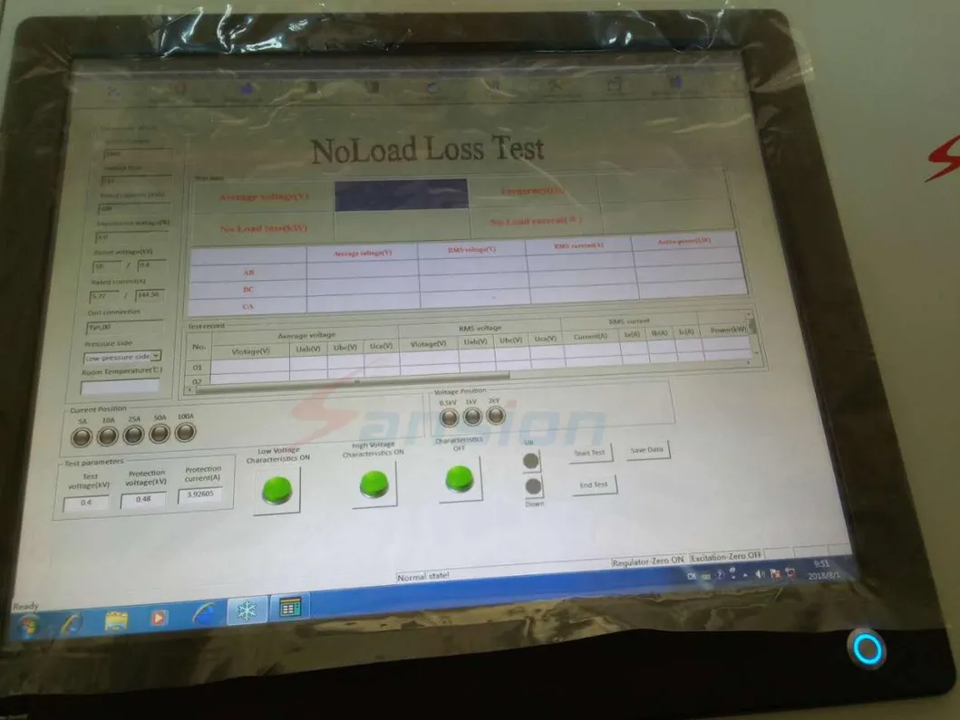Popular Load Loss Impendence Voltage Percentage Power Transformer Testing System