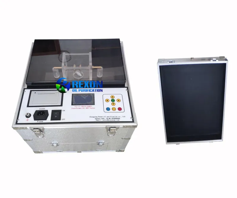 Portable Insulation Oil Bdv Tester 80kv Dielectric Strength Tester Automatic Result Printing