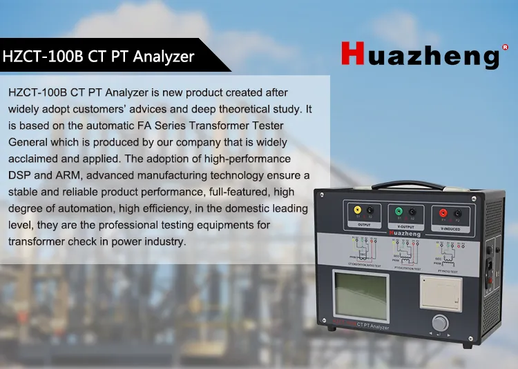Reasonable Price Hzct-100b Current Transformer CT PT Characteristics Analyser