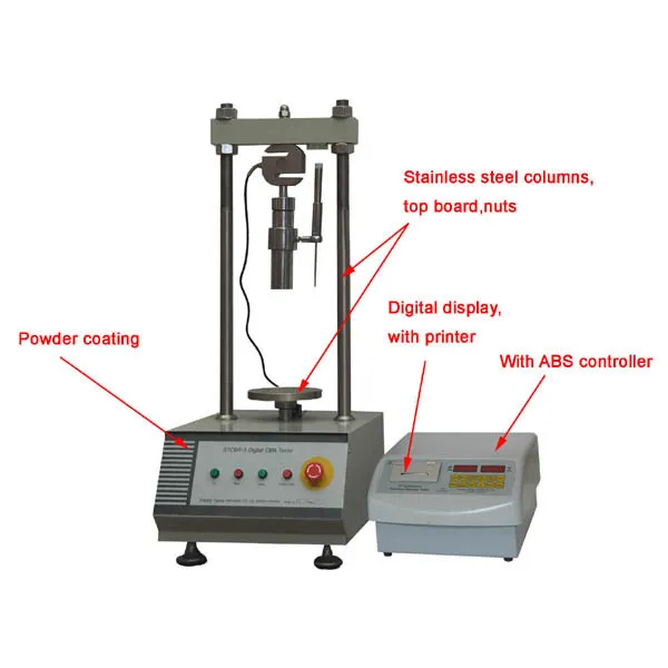 Stcbr-3 Digital Motorized Loading Cbr Press Tester