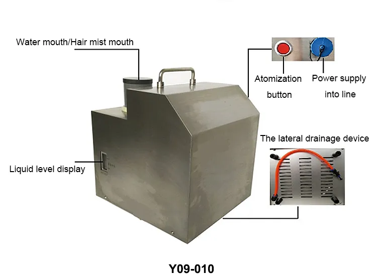 Y09-010 Di Water Fogger/Airflow Test/Fogger/Smoke Machine/Flow Viewer