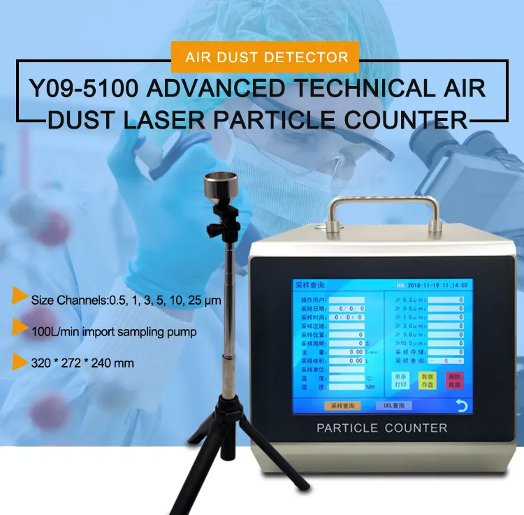 Y09-5100 100L/Min Laser Particle Counter